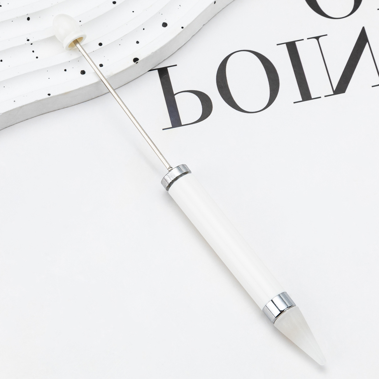 Nuevo DIY nail point taladro bolígrafo de cuentas de succión de taladro de flores de taladro de herramientas de uñas de doble propósito con cera de taladro de punto