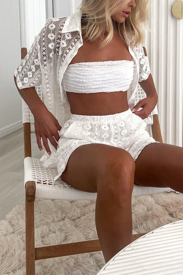 Comfort Function Regular Fit Fit Type Solid Color Pattern Holiday Daily Women's Vacation Solid Color Polyester Pant Co-ord Set Shorts Sets