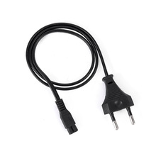 歐規彈簧八字尾剃須刀線充電線歐規兩插八字尾八字剃須刀線打印機