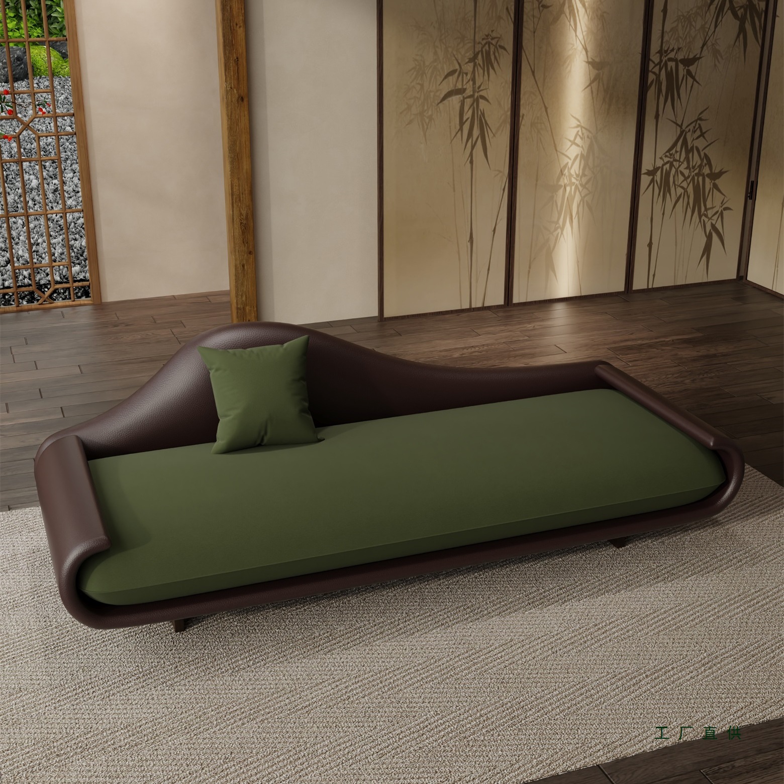 Medieval Style Modern Light Luxury Chaise Longue Hotel B&B Removable and Washable Chaise Longue Bedroom Beauty Sofa Small Apartment Sofa