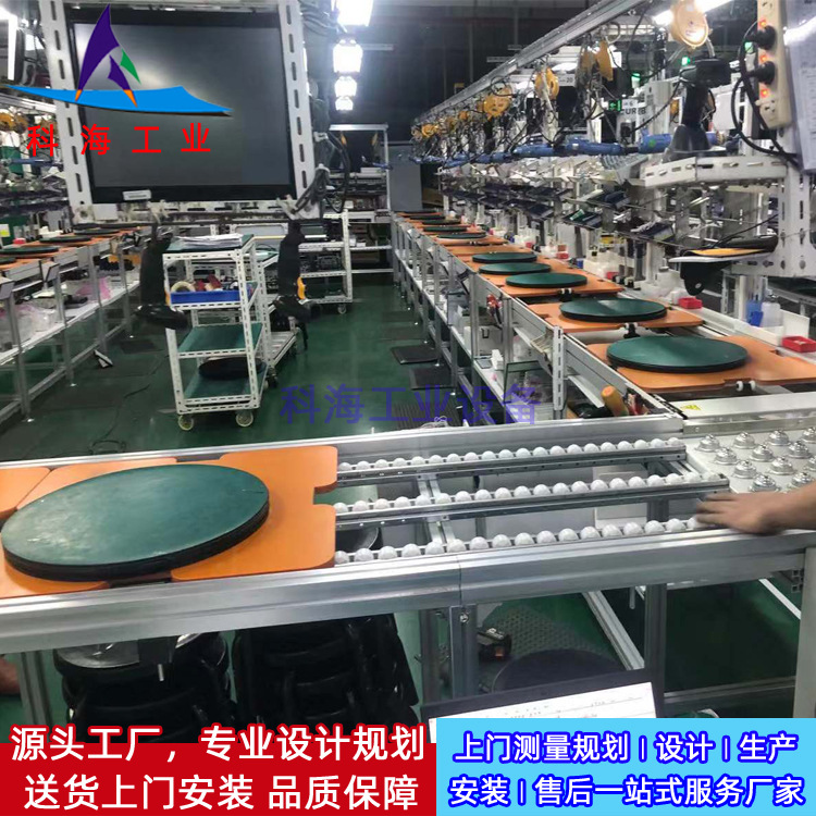 惠普机箱倍速链装配生产线 自动化倍速链生产线 电视机装配流水线