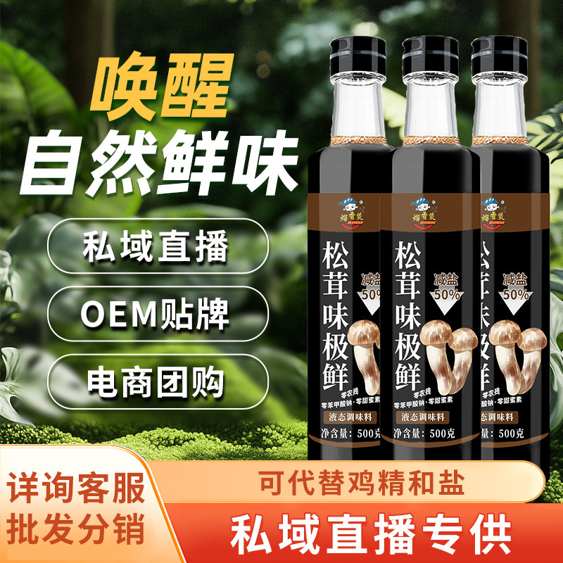 熘香煲松茸味极鲜500g酿造酱油烧肉家用炒菜红烧凉拌商用批发家用|undefined