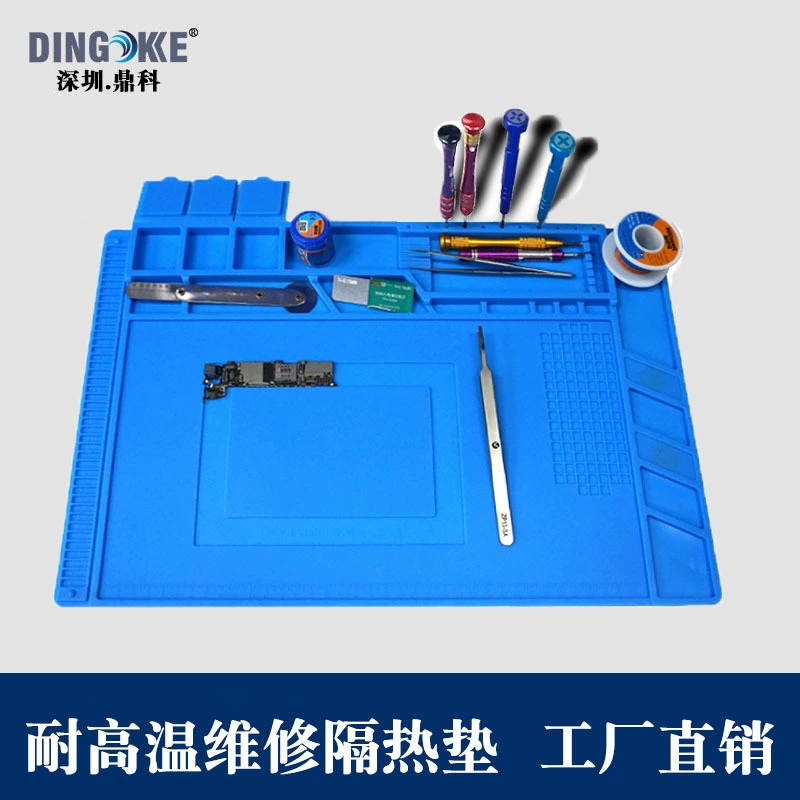 Силиконовая Накладка для ремонта мобильных телефонов с канавкой для магнитной накладки 890 Силиконовая накладка Силиконовая Термостойкая накладка ремонтный стол изоляционная накладка