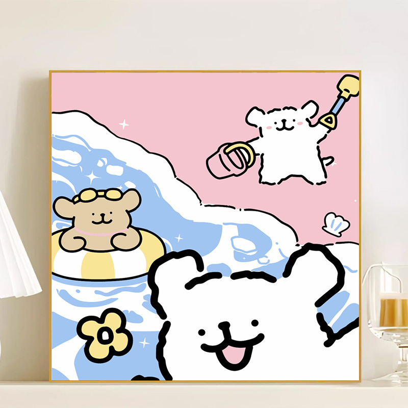 LL227 / 20*20CM（画笔+颜料+绷好内框）