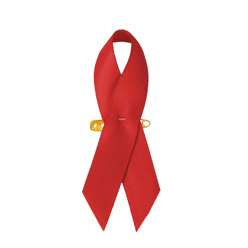 Трансграничные производители булавки ленты печатные узлы общественного благосостояния цветные броши сознание крест бант фиолетовый любовный узел