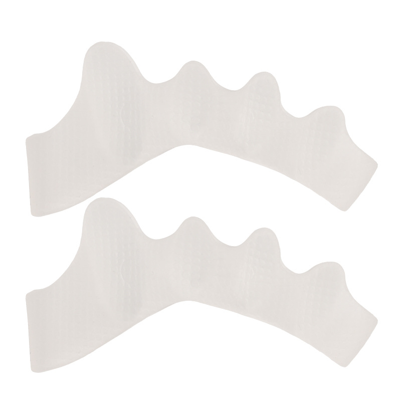 Five-Hole Toe Separator Silicone Corrector, One Size Soft Gel Toe Spacer
