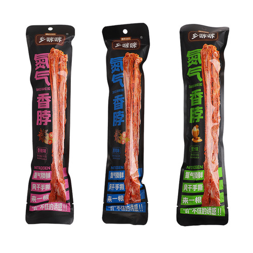 Country Mimi Nitrogen Lock Fresh Flavor Collar Hand-Torn Air-Dried Chicken Neck - 50g Extended Black Duck Flavor, Bestselling on the Internet