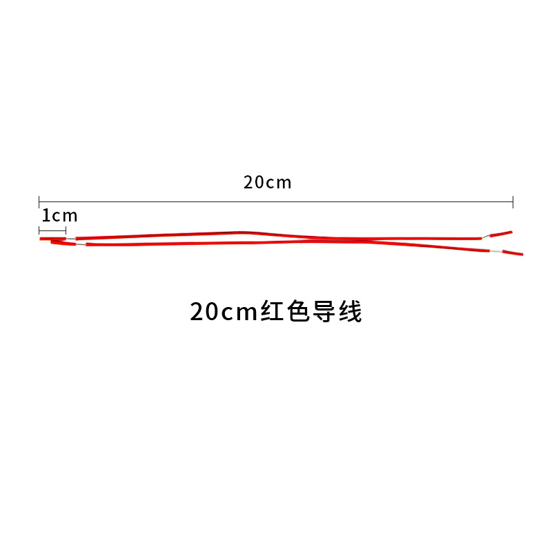 Cables conductores de doble extremo accesorios DIY para motores eléctricos y experimentos escolares
