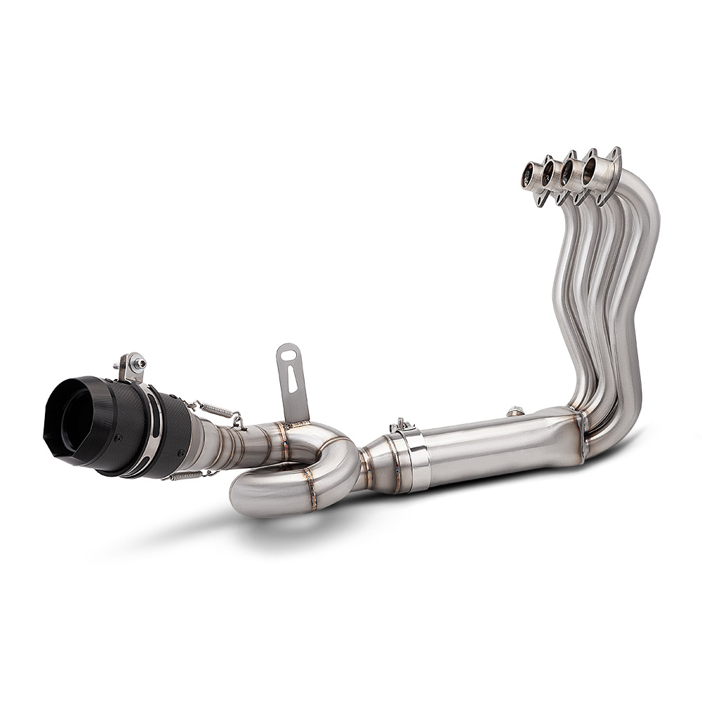 Motorcycle Zhang Xue 500Rr Stainless Steel Front Exhaust Pipe and Rear Muffler Full Set, Non-Destructive Installation