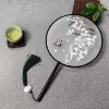 Double-sided Su embroidery - wrapping silk edges - white jade vine flowers
