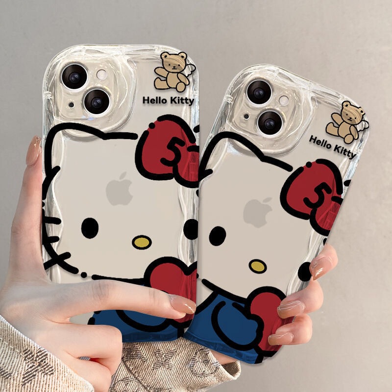 Love-Themed Hello Kitty Case Suitable for iPhone 17 Pro Max, Apple 16 Plus Cartoon Case, European and American Style for 15/14/13