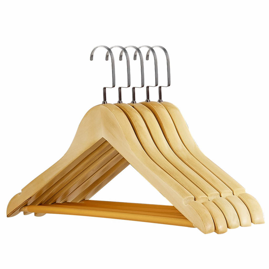 Antideslizante percha sin costuras percha de madera maciza percha pantalones adultos pantalones de rack clip tienda de ropa traje pantalla ropa de rack soporte de ropa al por mayor