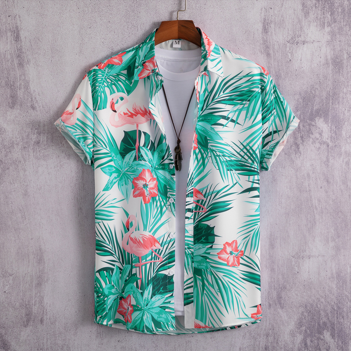 2024 Miesten muoti rento digitaalipainatus lyhythihainen paita_voghion.com