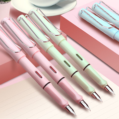 Pen for students, third grade, replaceable ink cartridge, correct posture calligraphy practice, adult men and women, girls and boys, EF fine point, extra fine 0.38mm