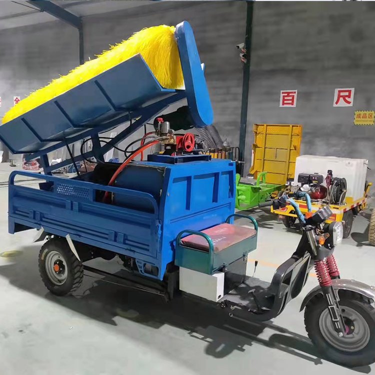 Fence Cleaning, Electric Tricycle Guardrail, High-Pressure Sweeper, Highway Sound Insulation Board Cleaning Truck, Community Guardrail Cleaning