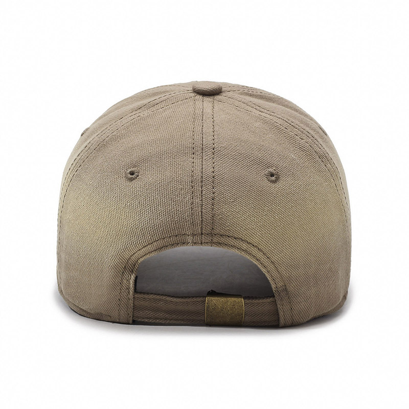 Street Style Vintage Distressed Bright Unisex Verstellbarer großer Kopfumfang Farbverlauf Baseballkappe_voghion.com