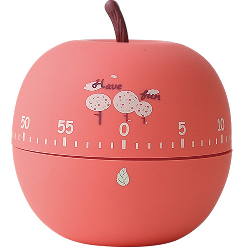 Cartoon time manager student study work efficiency timer kitchen mechanical reminder timer alarm clock