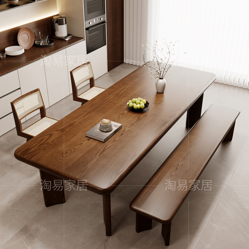 패키지 C 140*70*75cm+식당 의자*2+벤치*1