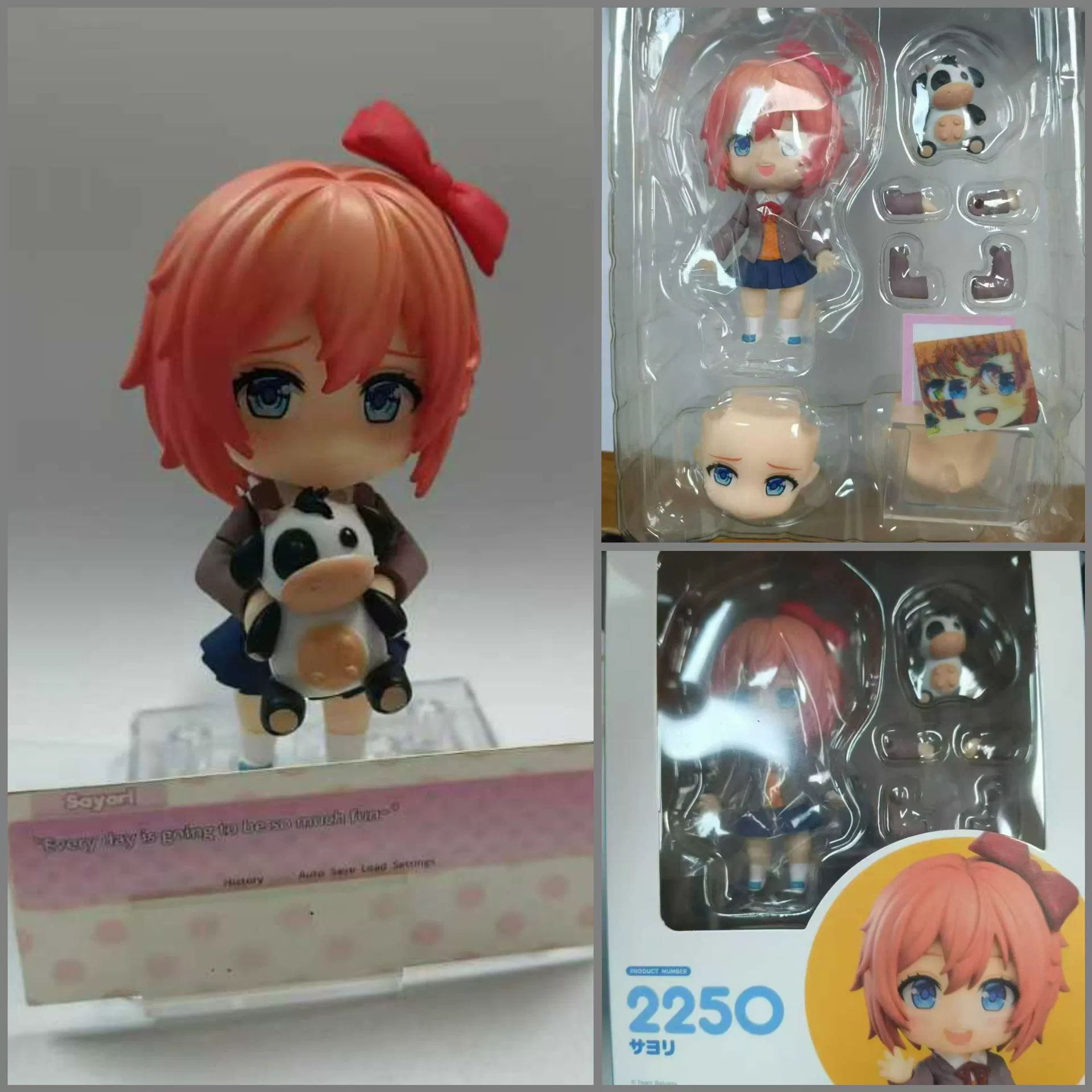 Heartbeat Literature and Art Department 2283# Yuri Natsuki Monica Sashiri Clay фигура украшения через границу