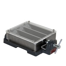 供应/40*40*160mm水泥胶砂软练铸铁试模加厚干缩试模塑料三联试模