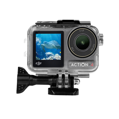 Action 4 Waterproof Case DJI Osmo Action 3 Sports Camera Underwater Protection Case Touch Screen Back Waterproof Case