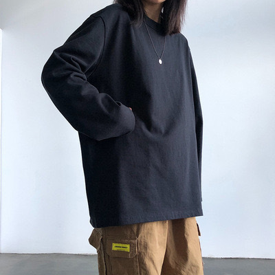 Primavera y otoño camiseta de manga larga de mujer nueva camiseta blanca suelta con ropa de base coreana fabricantes de ropa de mujer fuente