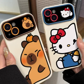 卡通KT猫苹果17promax手机壳新款iphone16高级感13pro大视窗12软