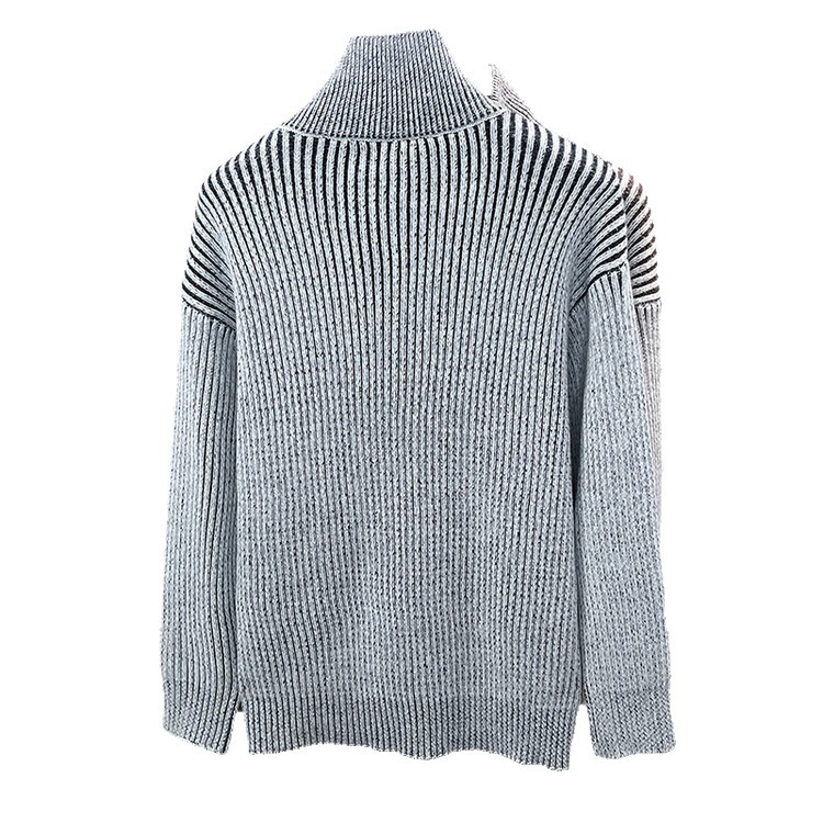 Cardigan suéter hombre otoño invierno engrosado vento perezoso comercio exterior casual outerwear chaqueta de cremallera hombre camisa de punto