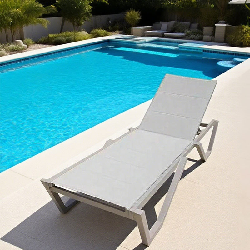 Piscina al aire libre Hotel Residencial piscina ocio sillón impermeable patio al aire libre frente al mar silla de playa al por mayor