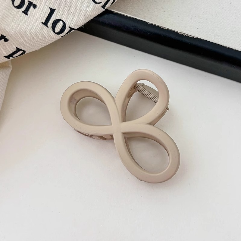 Accesorios para el cabello de pinza de tiburón de acrílico grande de Corea, clip de agarre para el cabello de disco simple, tocado de horquilla de cabeza femenina al por mayor