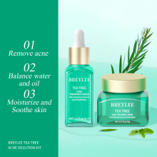 BREYLEE TEA TREE ACNE SOLUTION KIT茶树套盒(原液30ml&面霜20g)