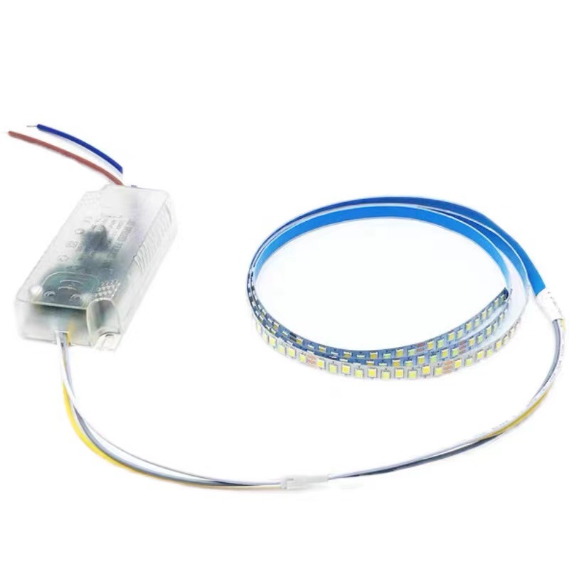 Lámpara led con luz de techo lámpara de forma especial reemplazo de la lámpara fuente de luz 220v unidad de tres colores de luz cambiante barra de luz suave 2835