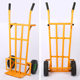 Round tube Tiger car hand push handling truck logistics warehouse two-wheel trolley round tube sub-frame logistics trolley
