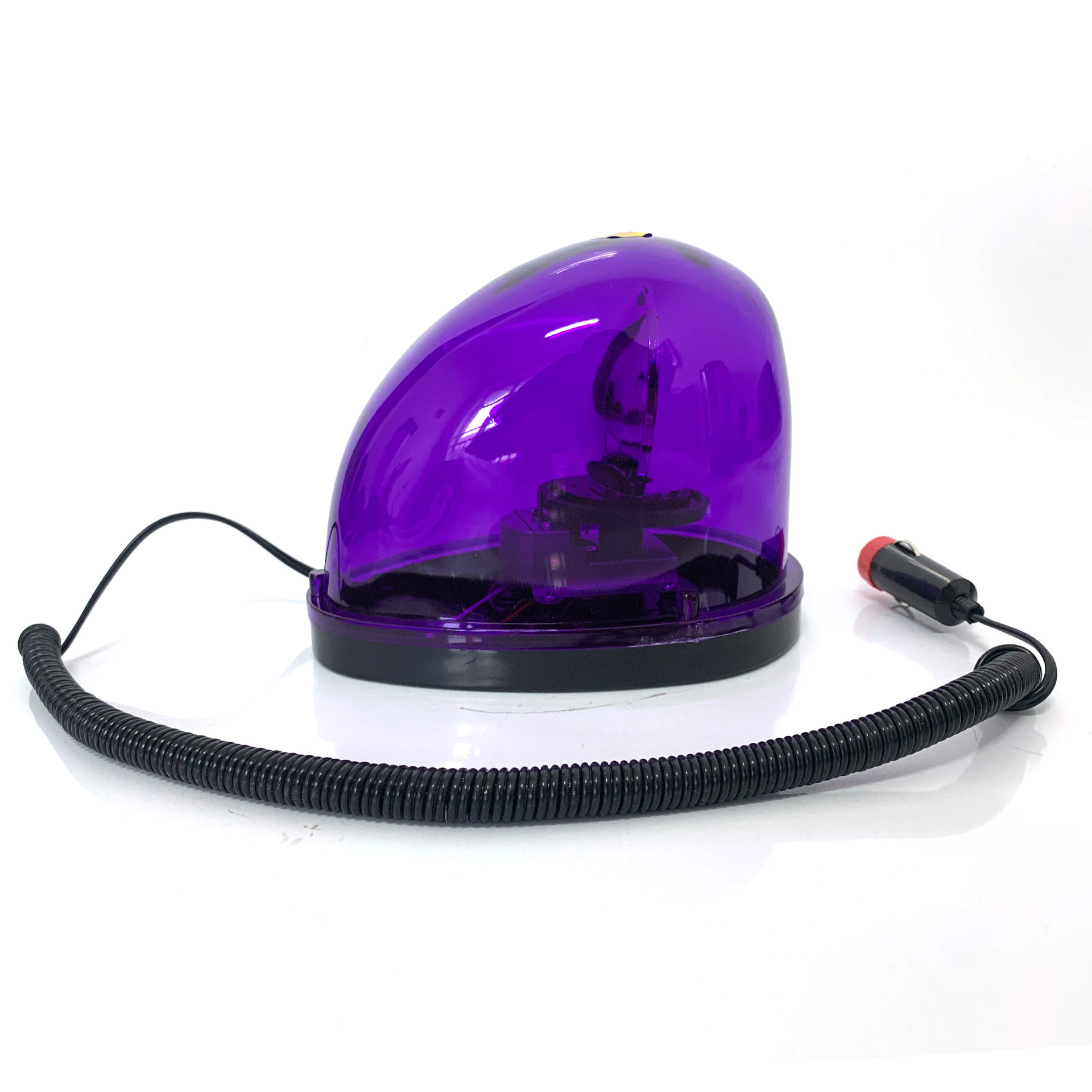 Caracol-tipo de luz de advertencia giratoria luz de flash de techo encendedor de cigarrillos luz LED eléctrica luz de alarma montada en el coche 12v24v