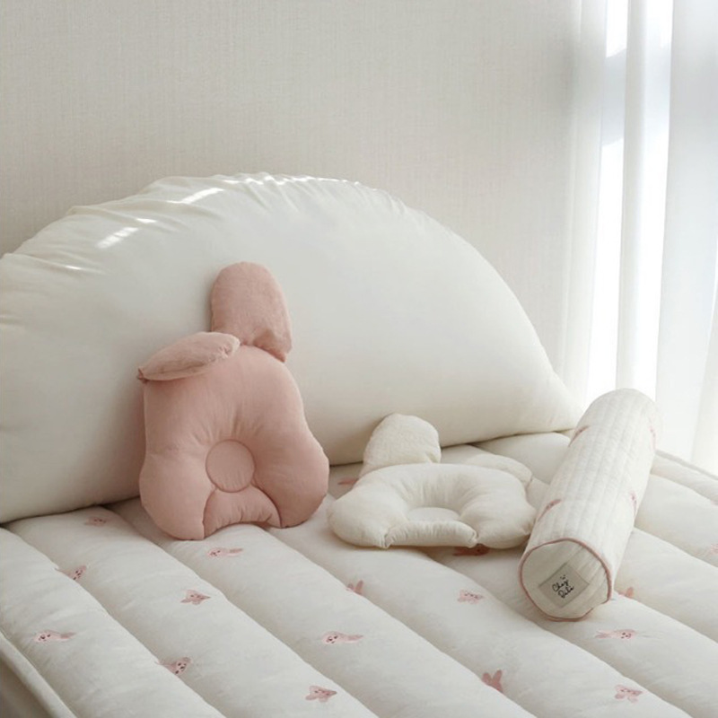 Nordic Style Cute Rabbit Baby Pillow Cartoon Bunny Comfort Pillow Kindergarten Nap Pillow