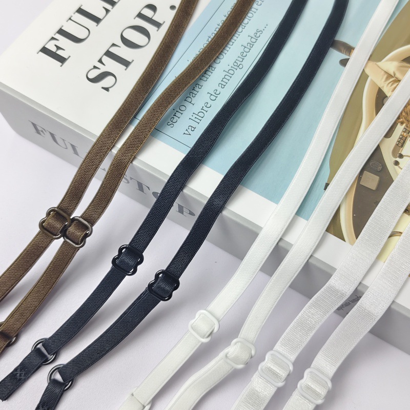 服装辅料定 制弹力松紧带辅料涤纶织带肩带源头厂家透气不透明缎