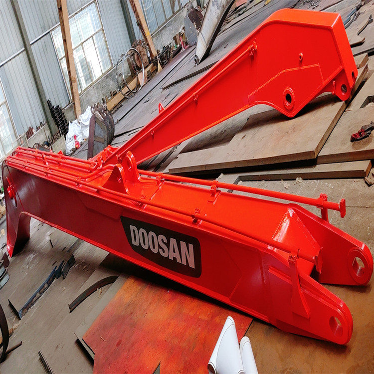 徐工60套臂三一75挖机大小臂标准臂加长臂勾机河道清淤加长套臂