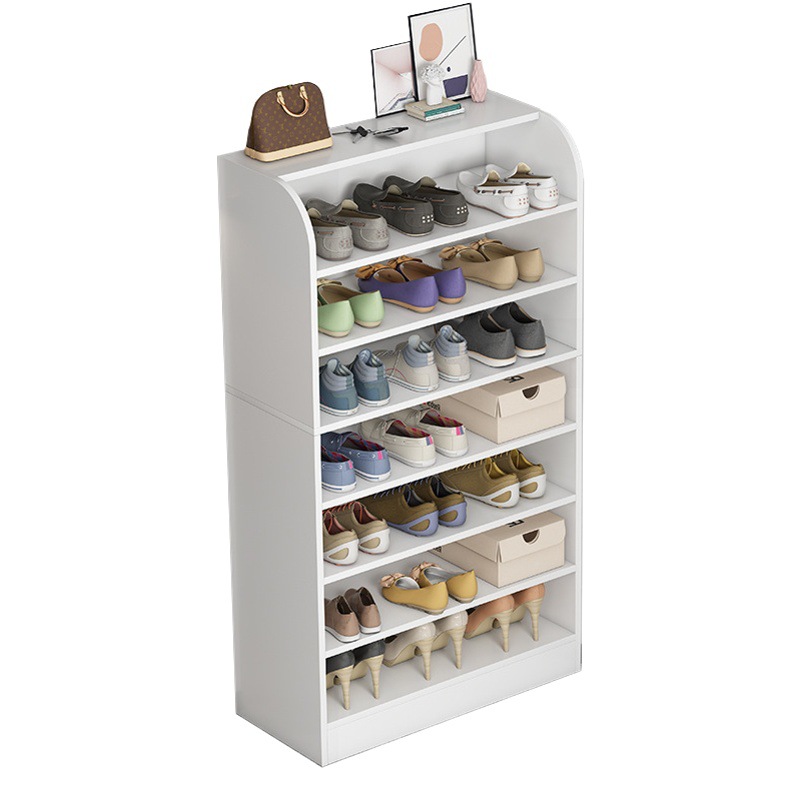 Zapatero simple hogar pequeño mini ahorro de espacio sala de estar estante de almacenamiento puerta esquina gran capacidad estrecho vertical zapato rack