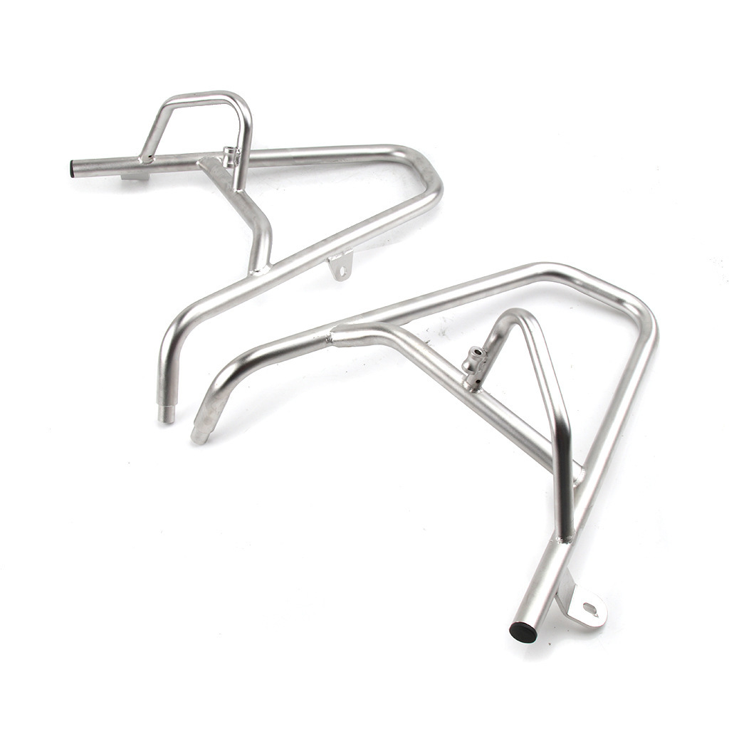 Aplicable a BMW C400X parachoques pedal de acero inoxidable motocicleta modificado trasero tronco estante