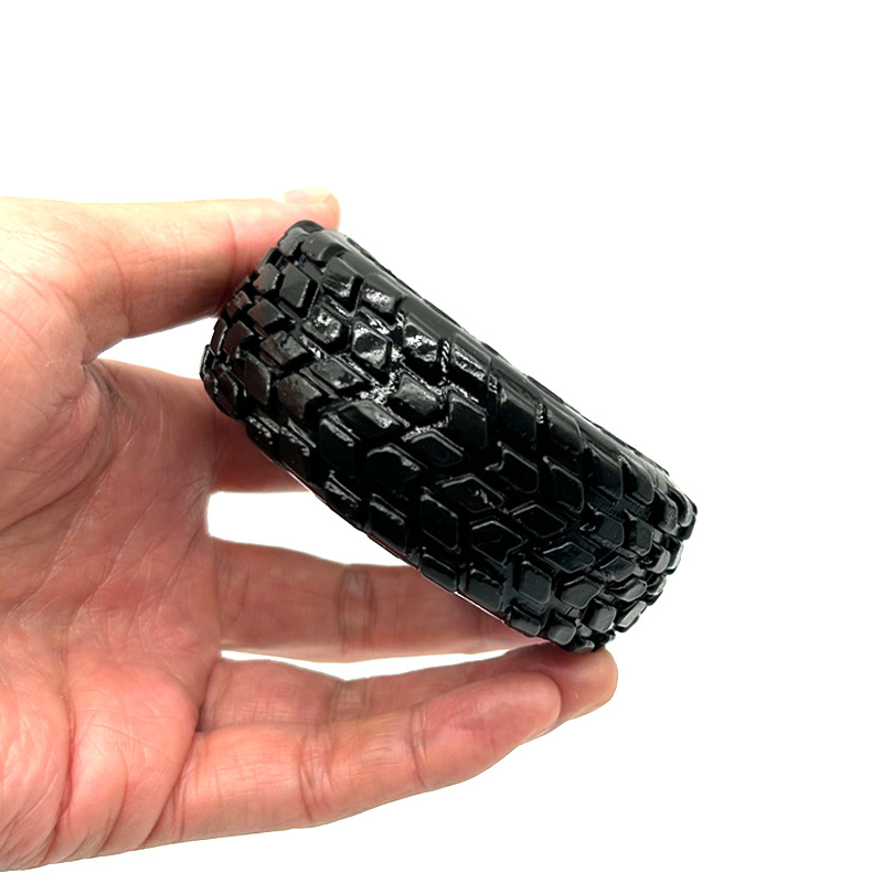 Super Large Penis Exerciser Weight Ring, Male Lock Ring, Black Transparent TPE — detail image 10