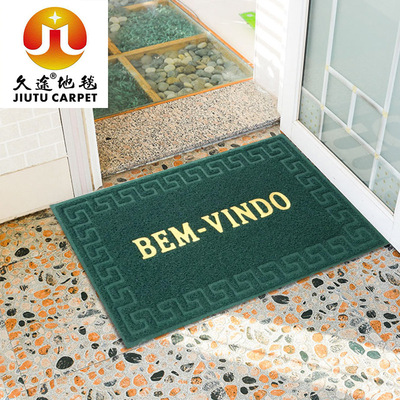 Exit BEN-VINDO Welcome presence Mat pvc Wire loop Doormat remove dust door mat Manufactor support customized