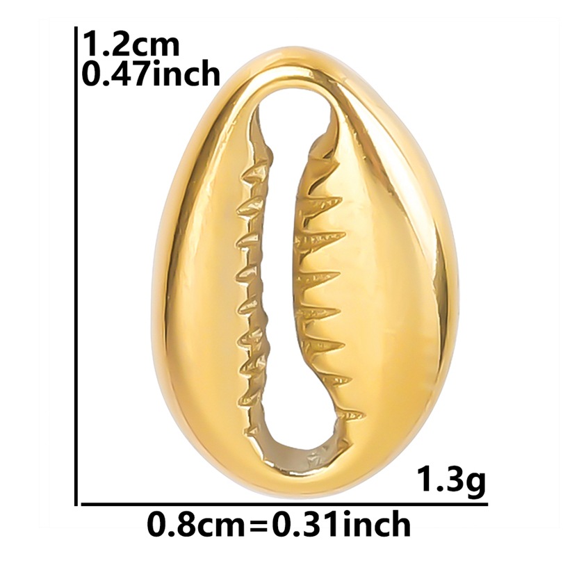 3g Weight Vacuum Plating Gold Plating Process Pendant Jewelry Making Type 18K Gold Plated Plating Material DIY Jewelry Accessories Classification 1 Piece Quantity 304 Stainless Steel Material Waves Pattern Plating Design Simple Style, Classic Style Style 1 Piece 304 Stainless Steel 18K Gold Plated Waves Pendant 4