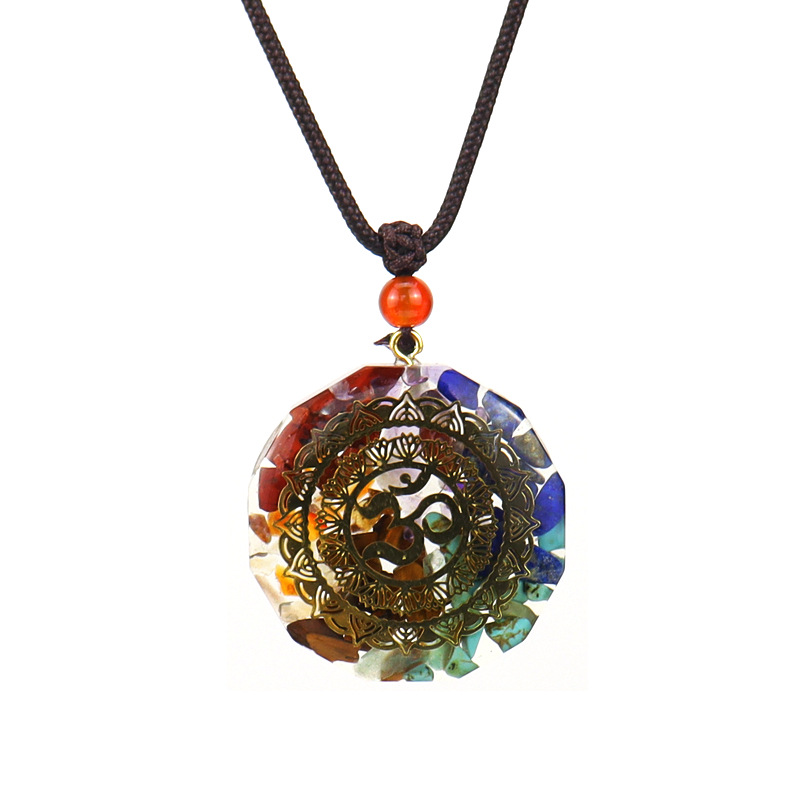 Retro Eye Crystal Handmade Pendant Necklace 1 Piece