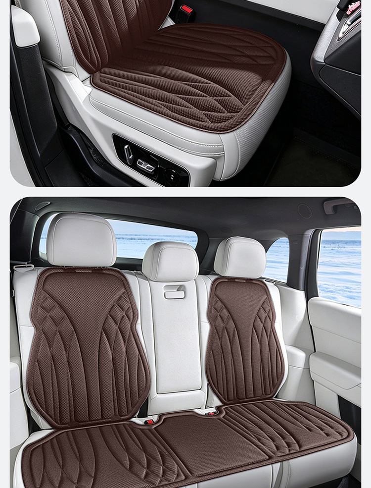New Car Seat Cushions in Stock, Suitable for All Seasons, Heat-Pressed One-Piece Seat Cushions, Full Car Seat Cushions, Five-Seater Square Cushions, Single and Double Seat Cushions