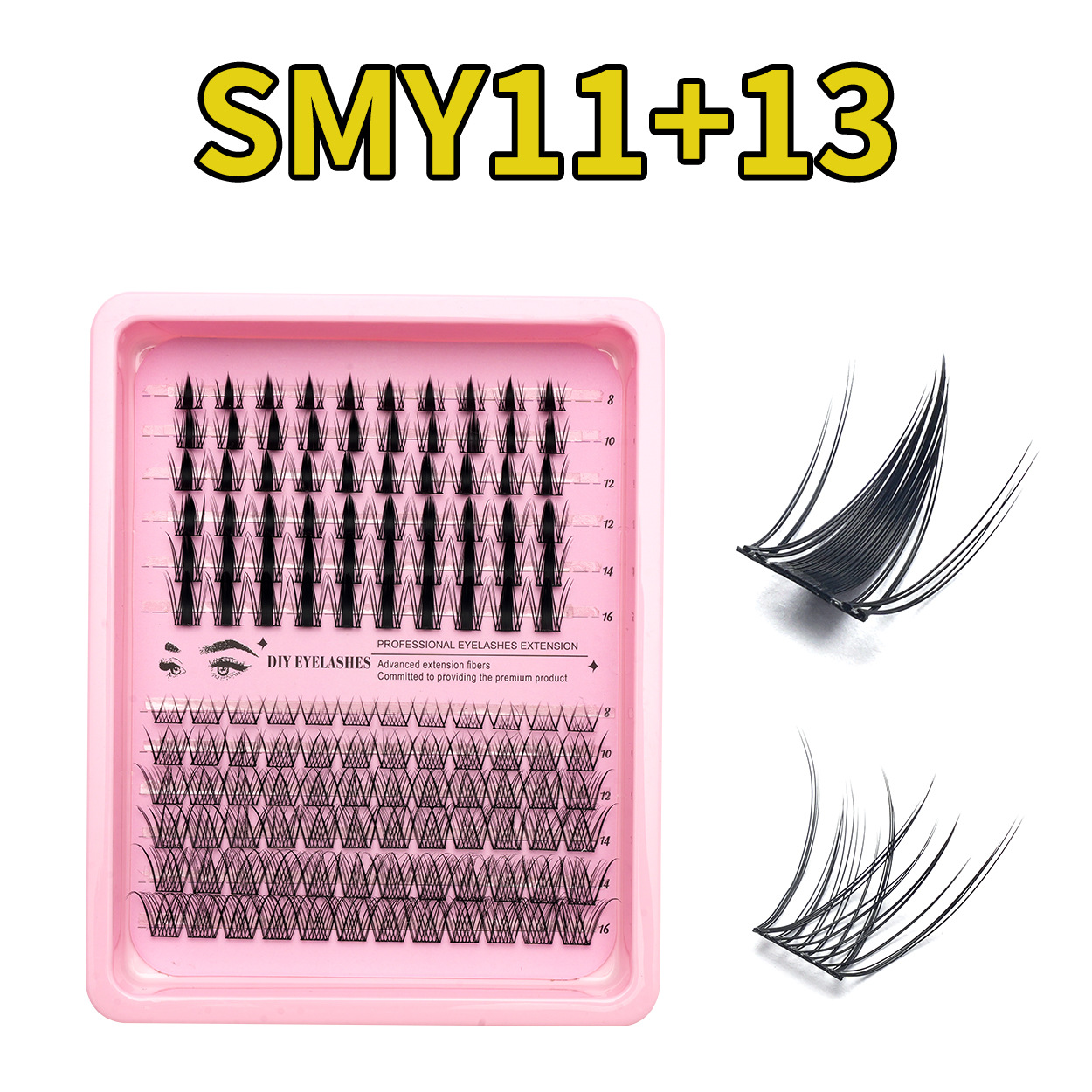 DIY transfronterizo pestañas falsas Europa y América Amazon estación independiente venta caliente segmento de flores de cabello comercio exterior fábrica al por mayor