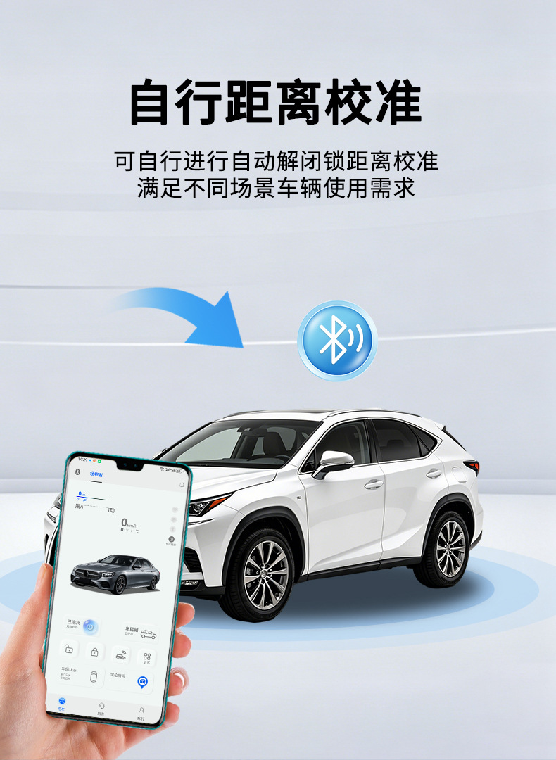 Suitable for Porsche Macan, One-Touch Start Button, Mobile Phone Control, Keyless Entry
