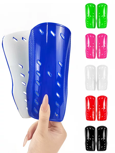 Cross-Border Football Multi-Hole Shin Guards, Adult Shin Guards, Breathable and Lightweight Sports Protective Gear, Manufacturer Wholesale