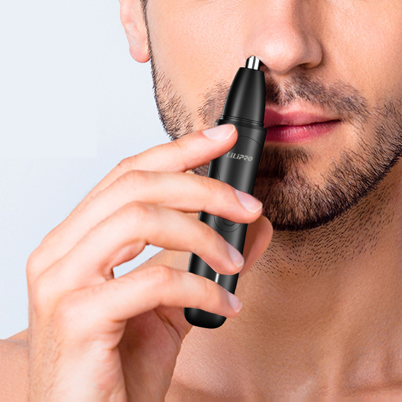 LILIPRO现货 跨境代发USB电动鼻毛修剪器鼻毛耳毛剪男士鼻毛器