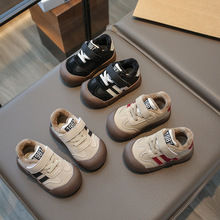 宝宝学步软底防滑机能鞋男童0-1岁2女婴儿防踢冬季加绒二棉鞋