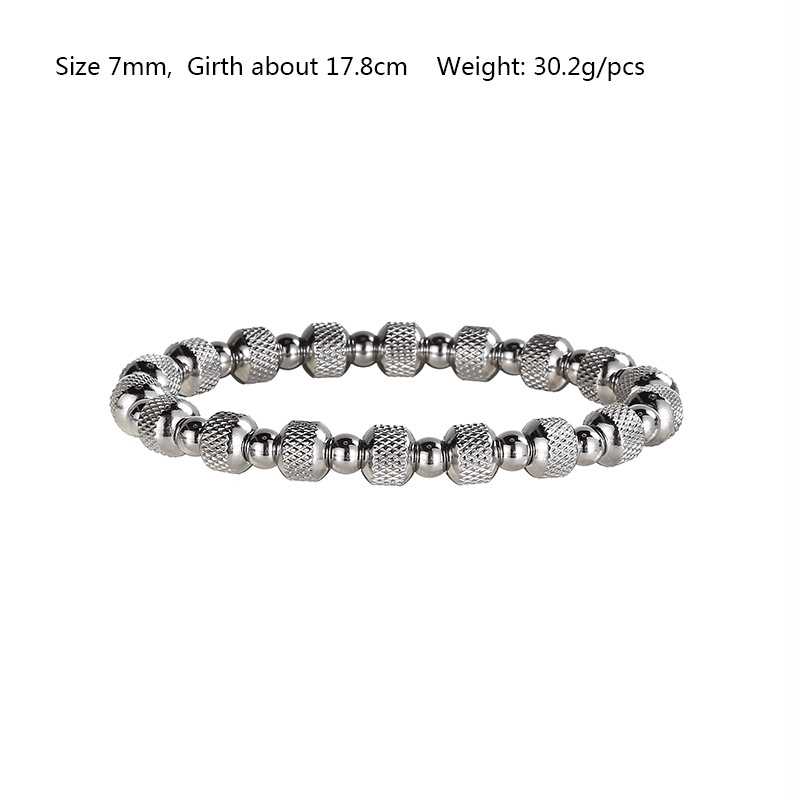 22g Weight 304 Stainless Steel Pendant Material Bracelets Classification 304 Stainless Steel Chain Material 1 Piece Quantity Holiday, Daily Occasion 304 Stainless Steel Material Geometric Pattern Unisex Gender Plating Design Basic, Modern Style, Classic Style Style Basic Modern Style Classic Style Geometric 304 Stainless Steel Bracelets In Bulk 7